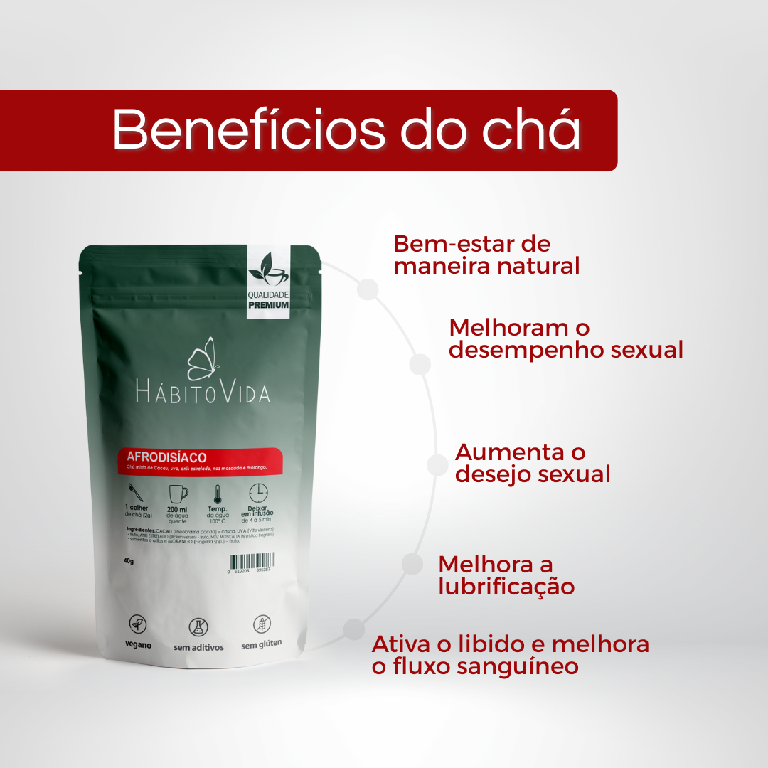 Blend de Chá Afrodisíaco - 40g