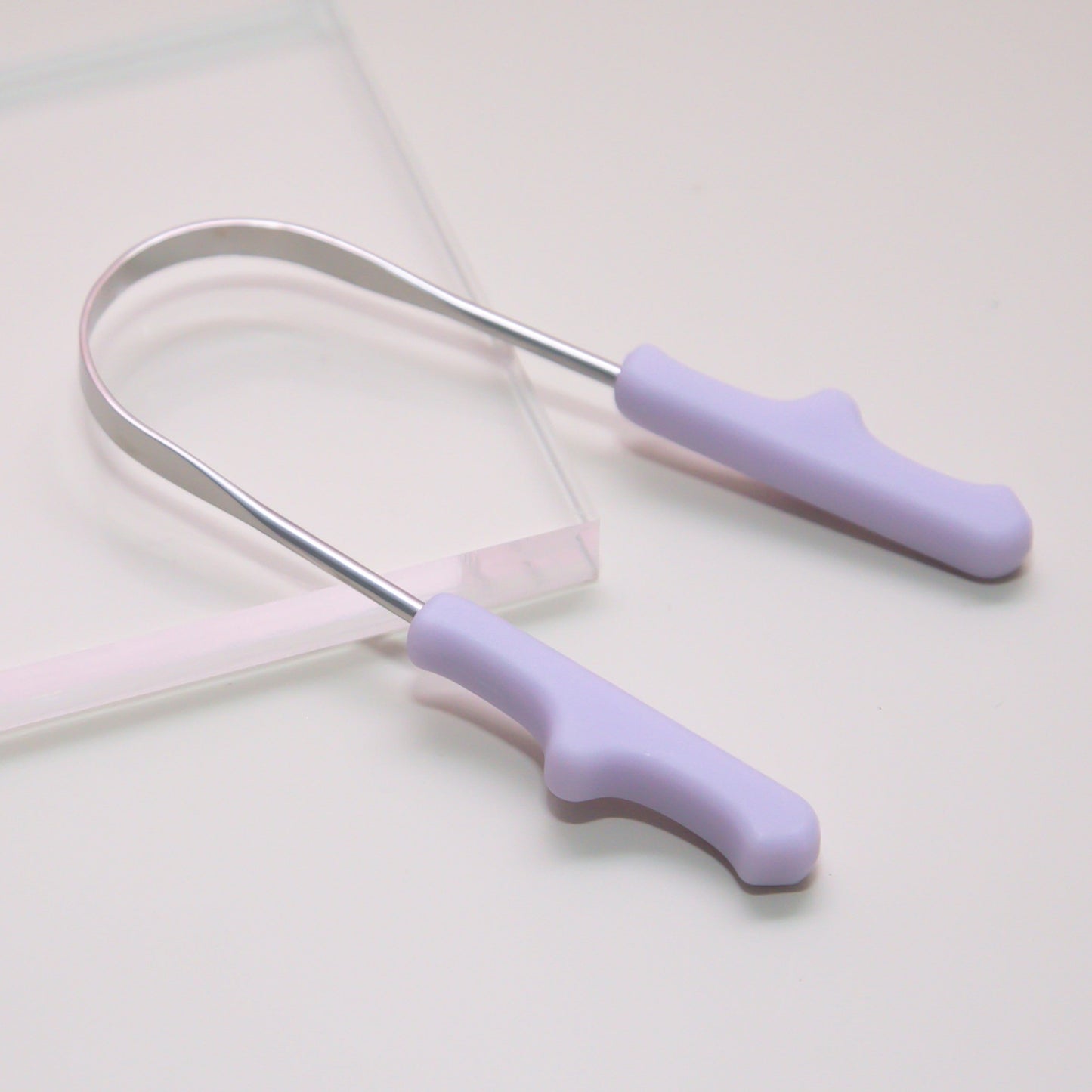 Raspador de Língua Pequeno Roxo - para Crianças