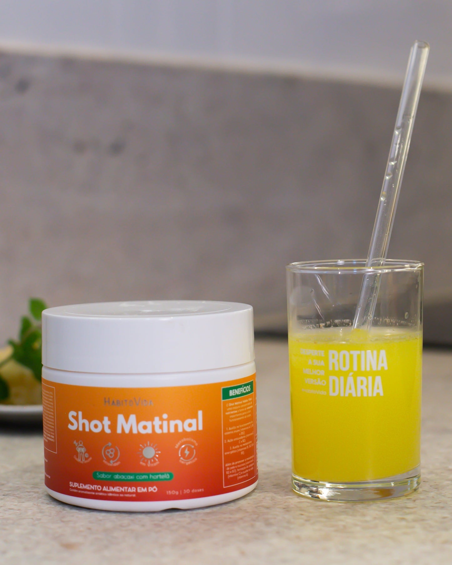 Kit com Shots Matinal e Noturno - Hábito Vida
