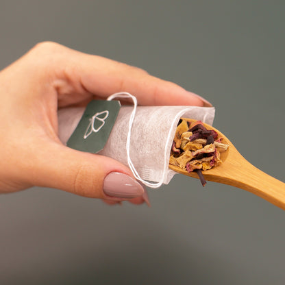 Filtros de Chá Biodegradáveis – Fibra de Milho (60 unidades)