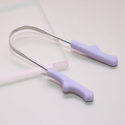 Raspador de Língua Pequeno Roxo - para Crianças