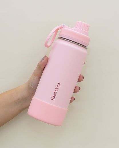 Garrafa Térmica Life Rosa - 600ml