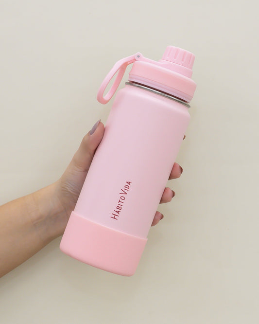 Garrafa Térmica Life Rosa - 600ml