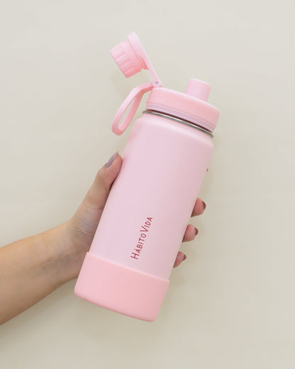 Garrafa Térmica Life Rosa - 600ml