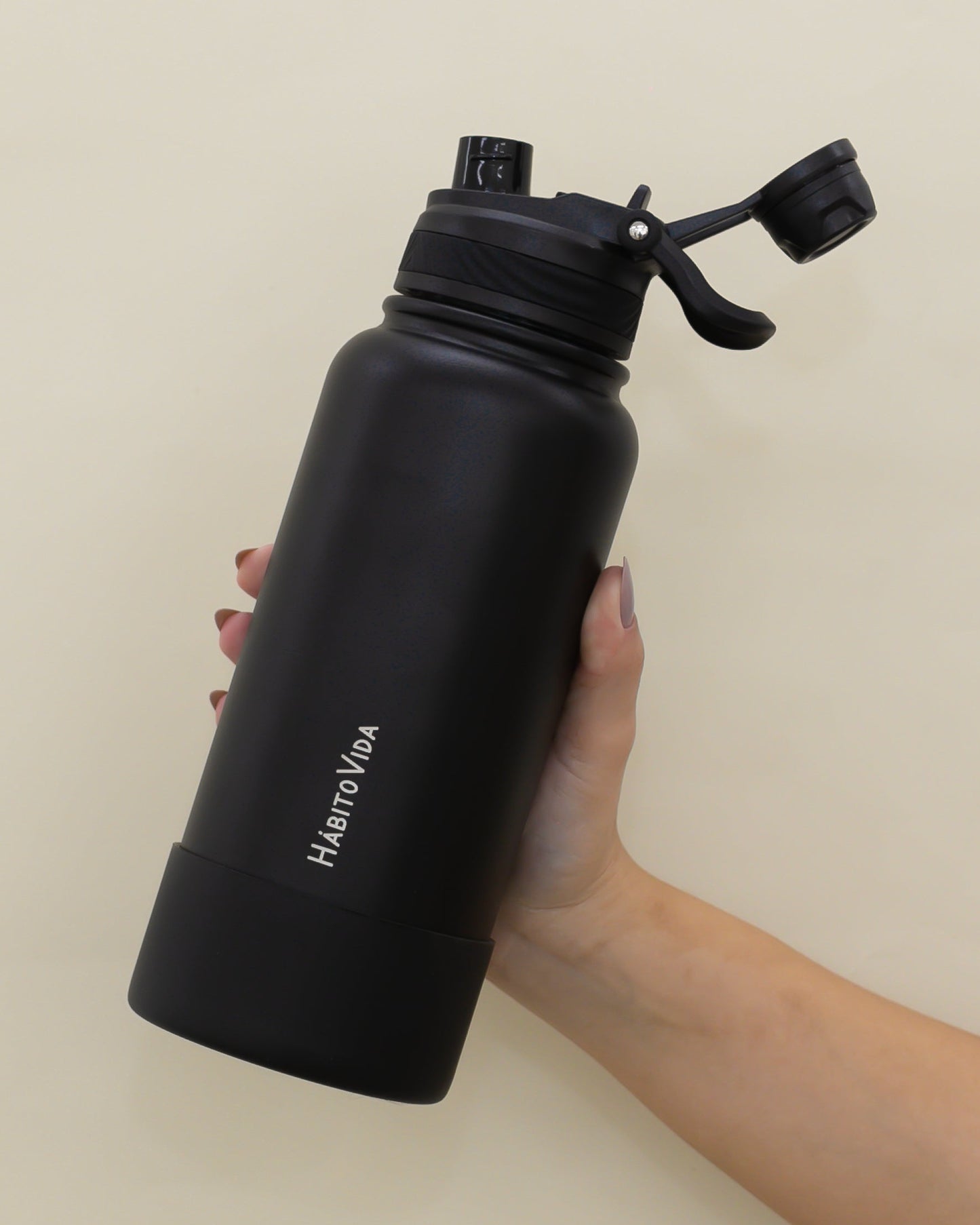 Garrafa Térmica Liter Preta - 1L