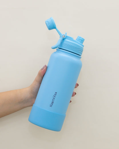 Garrafa Térmica Liter Azul - 1L