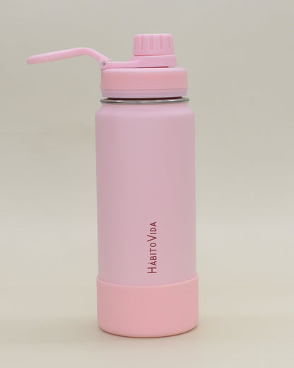 Garrafa Térmica Life Rosa - 600ml