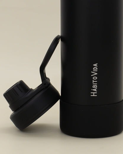 Garrafa Térmica Life Preta - 600ml