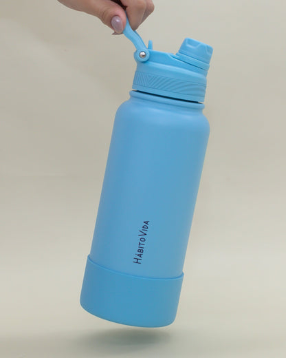 Garrafa Térmica Liter Azul - 1L