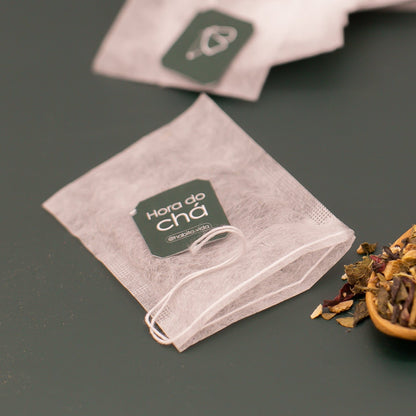 Filtros de Chá Biodegradáveis – Fibra de Milho (60 unidades)