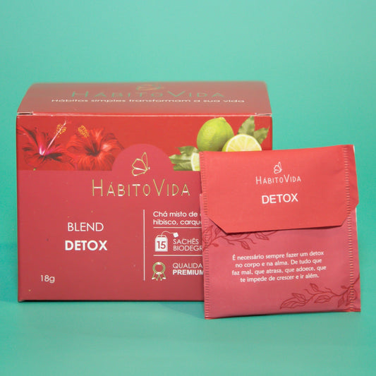 Blend de Chá Detox - 15 Sachês